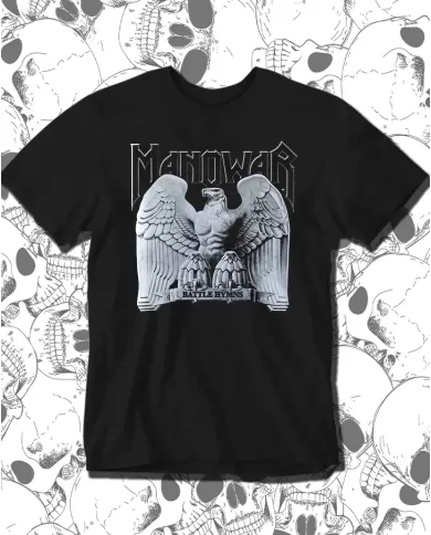 Camiseta Estampada Manowar Battle 🤟 Calidad Premium