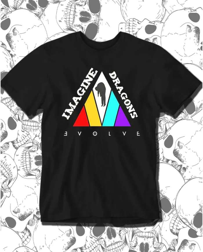 Camiseta Estampada Imagine Dragons Evolve 🤟 Calidad Premium