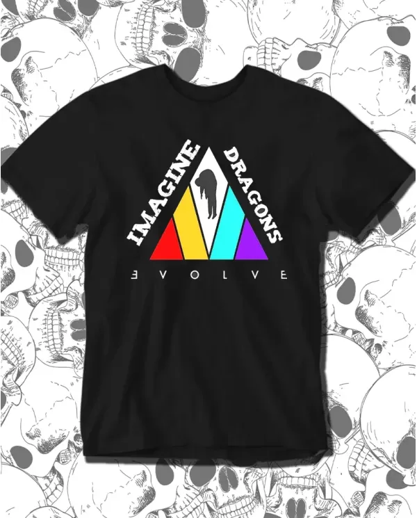 Camiseta Estampada Imagine Dragons Evolve 🤟 Calidad Premium