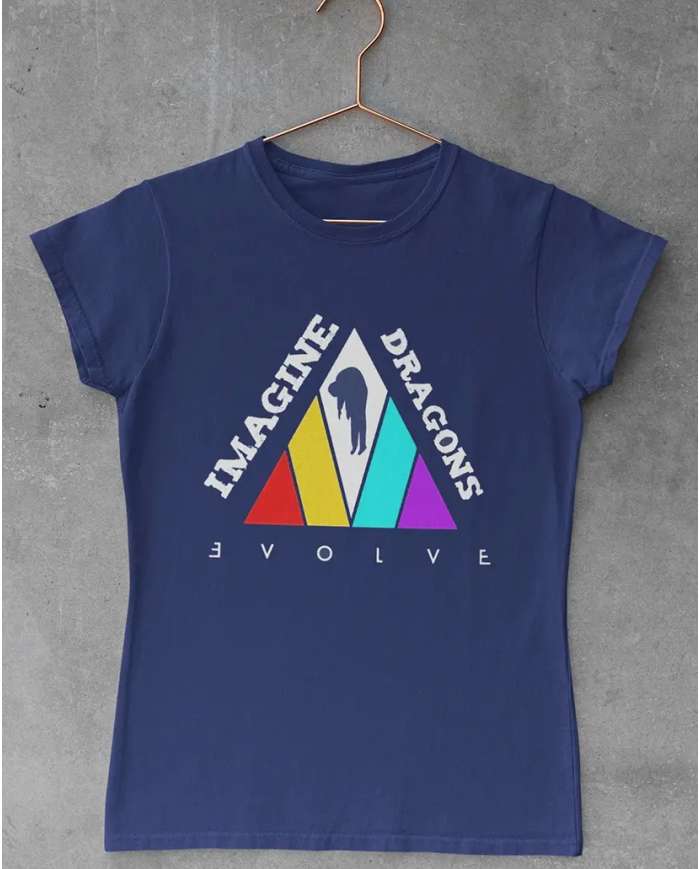 Camiseta Estampada Imagine Dragons Evolve 🤟 Calidad Premium