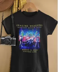 Camiseta Estampada Imagine Dragons Concierto 🤟 Calidad Premium