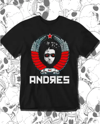 Camiseta Estampada Andres Calamaro Poster 🤟 Calidad Premium