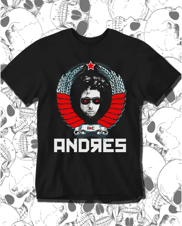 Camiseta Estampada Andres Calamaro Poster 🤟 Calidad Premium