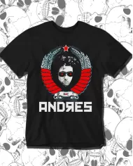 Camiseta Estampada Andres Calamaro Poster 🤟 Calidad Premium