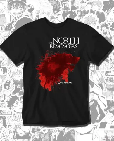 Camiseta Estampada Game Of Thrones The Nort Remembers 🎬 Calidad Premium